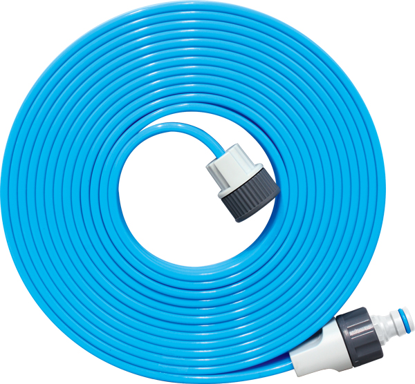 Micro-irrigation hose for fine spray on garden beds and borders