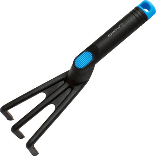 Durable garden hand tool for stony soil with matte finish